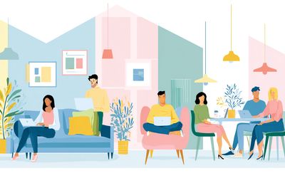 remote work office